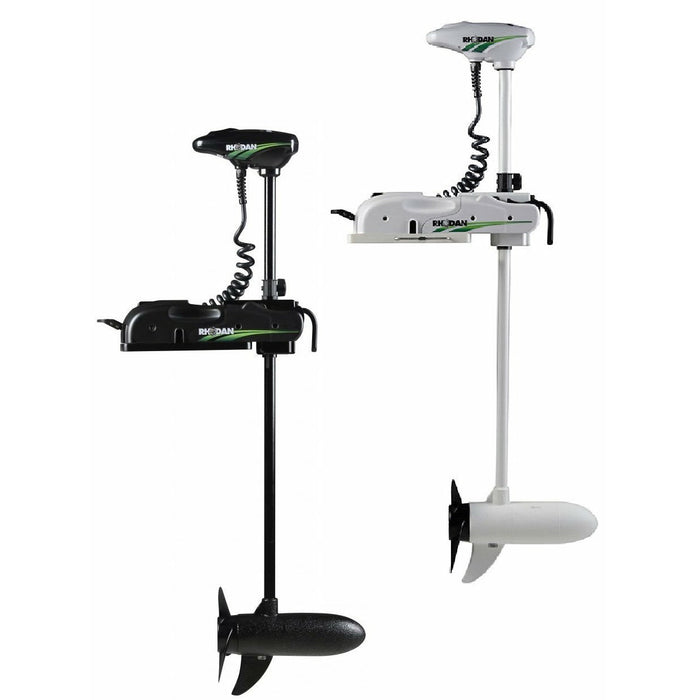 Rhodan 36V HD GPS Trolling Motor 120 Lbs Thrust, 72" Shaft+  White-Black