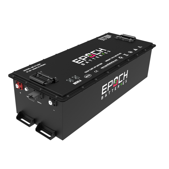 Epoch Batteries 48V 160Ah Lithium (LiFePO4) Golf Cart Battery - Complete Kit