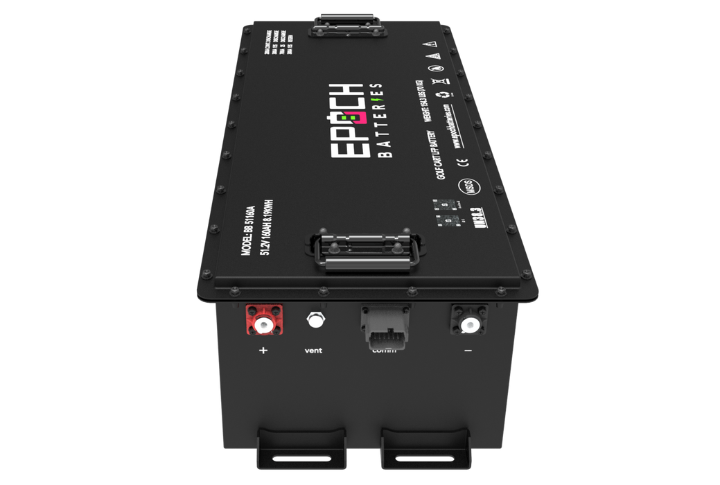 Epoch Batteries 48V 160Ah Lithium (LiFePO4) Golf Cart Battery - Complete Kit