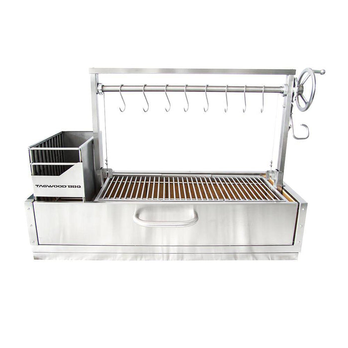 Tagwood BBQ Santa Maria Argentine Wood Fire & Charcoal Gaucho Grill Built in | BBQ05SS