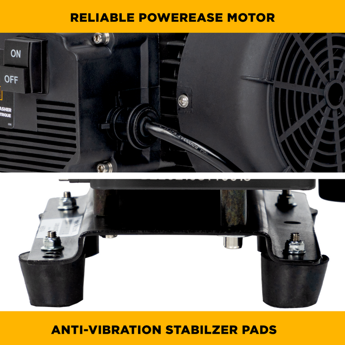 BE Power 1,500 PSI 1.6 GPM 1.5 HP Portable Electric Pressure Washer – P1515EPN