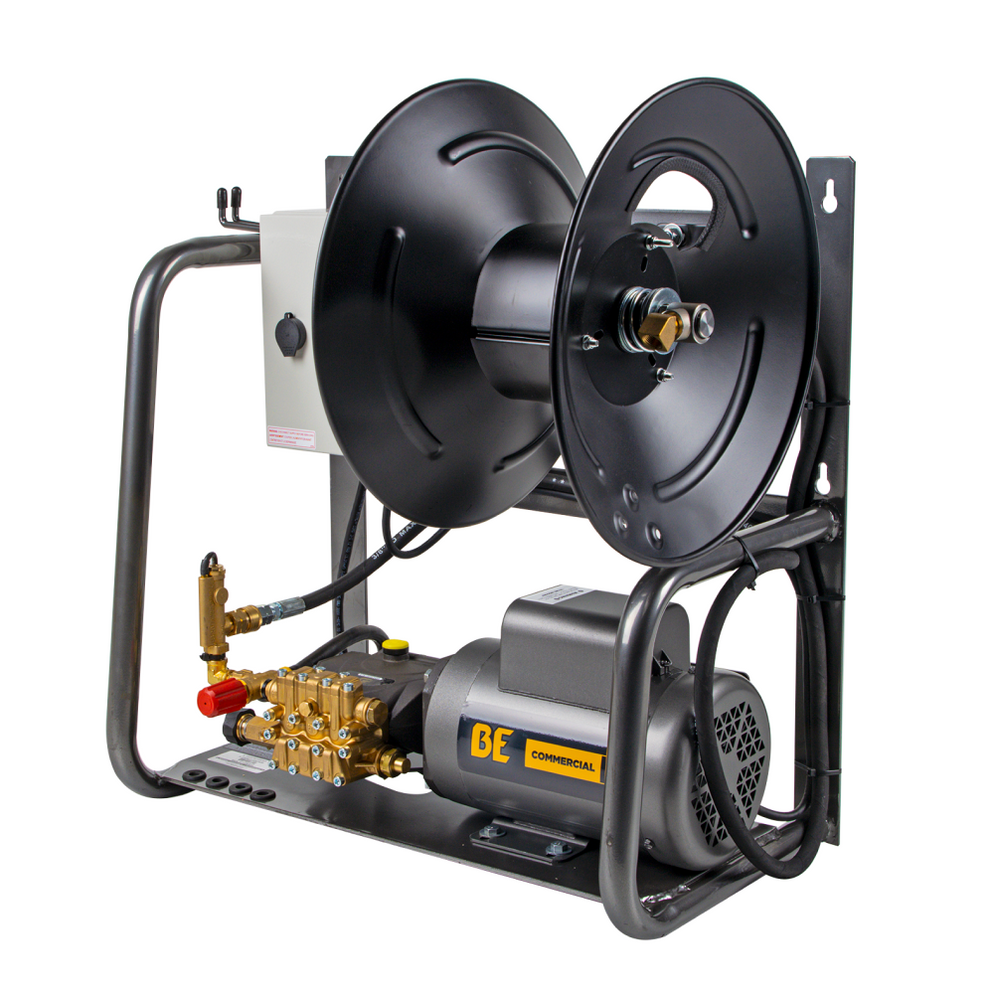 BE Power 1,500 PSI 2.0 GPM 2.0 HP Wall Mount Electric Pressure Washer ...