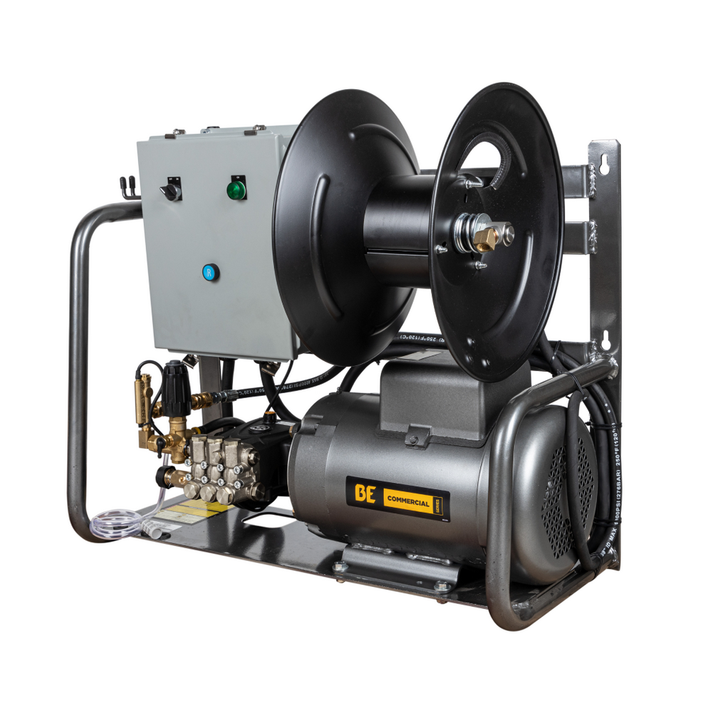 BE Power 2,000 PSI 4.0 GPM 5.0 HP Wall Mount Electric Pressure Washer ...