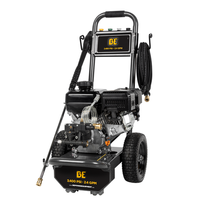 BE Power 3,400 PSI 2.5 GPM Cold Water Gas Pressure Washer - B3475PX
