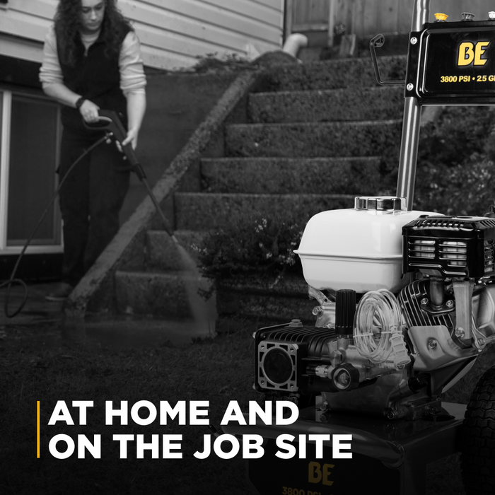 BE Power 3,800 PSI 2.5 GPM Cold Water Gas Pressure Washer - B3865HA