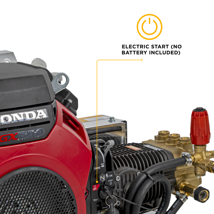 BE Power 4,000 PSI 8.2 GPM Cold Water Gas Pressure Washer - B4024HETBGS