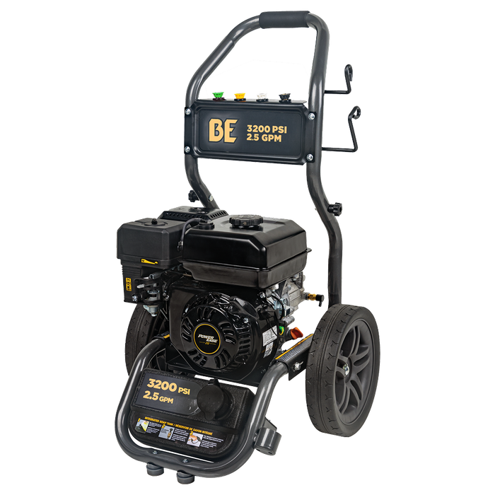 BE Power 3,200 PSI 2.5 GPM Cold Water Gas Pressure Washer - BE327PX