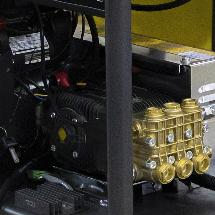 BE Power 3,500 PSI - 8.5 GPM Hot Water Pressure Washer Honda GX690 Engine and AR Triplex Pump - HW3524HA12V