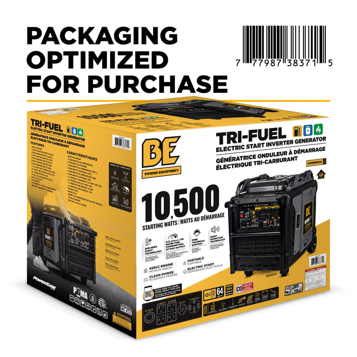 BE Power 10,500 Watt Digital Inverter Generator - BE10500IT