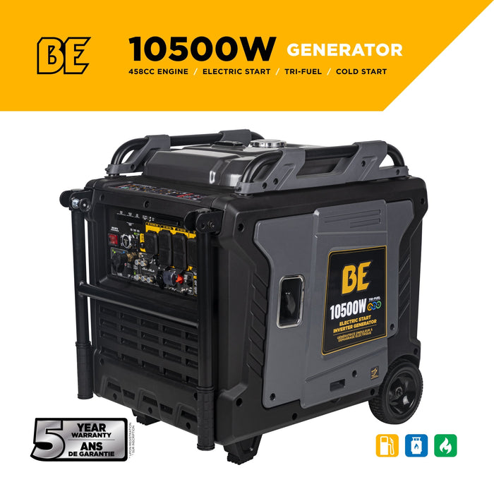BE Power 10,500 Watt Digital Inverter Generator - BE10500IT
