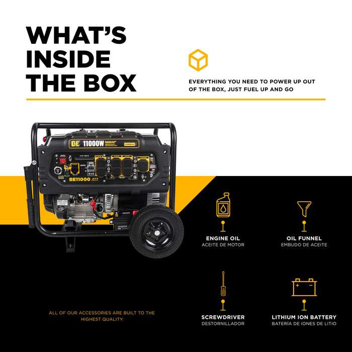 BE Power 11,000 Watt Generator - BE11000