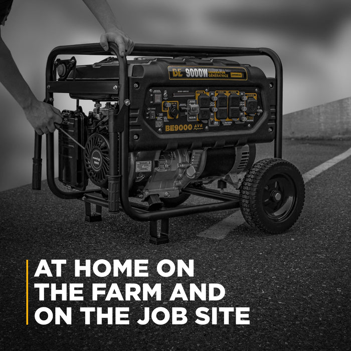 BE Power 9,000 Watt Generator - BE9000