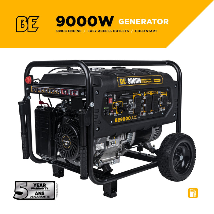 BE Power 9,000 Watt Generator - BE9000