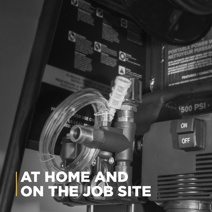 BE Power 1,500 PSI 1.6 GPM 1.5 HP Electric Pressure Washer with Powerease Motor and Triplex Pump - P1515EPNW