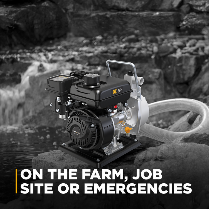 BE Power 1" Water Transfer Pump with Powerease 79 Engine