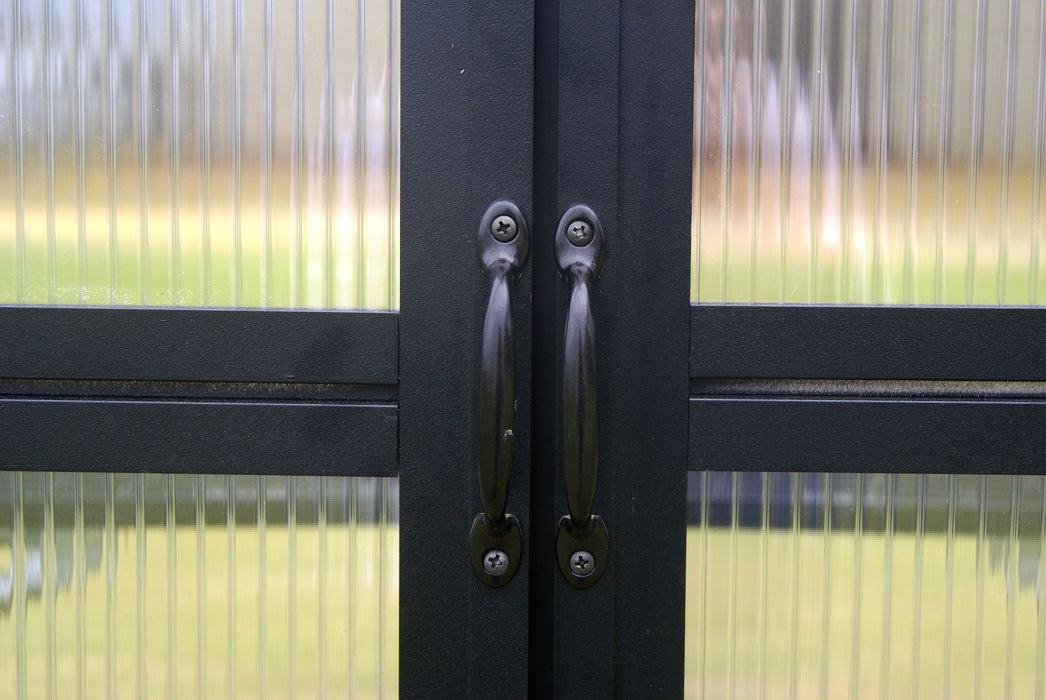 Riverstone Industries MONT Second Set of Hinged Doors for Black Greenhouse