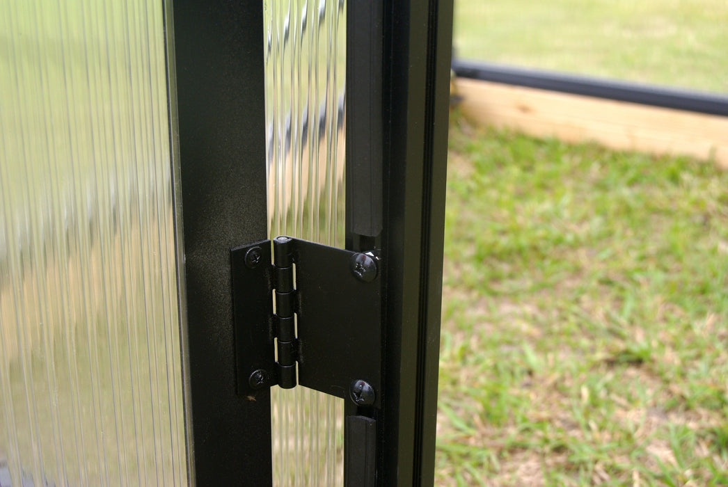Riverstone Industries MONT Second Set of Hinged Doors for Black Greenhouse