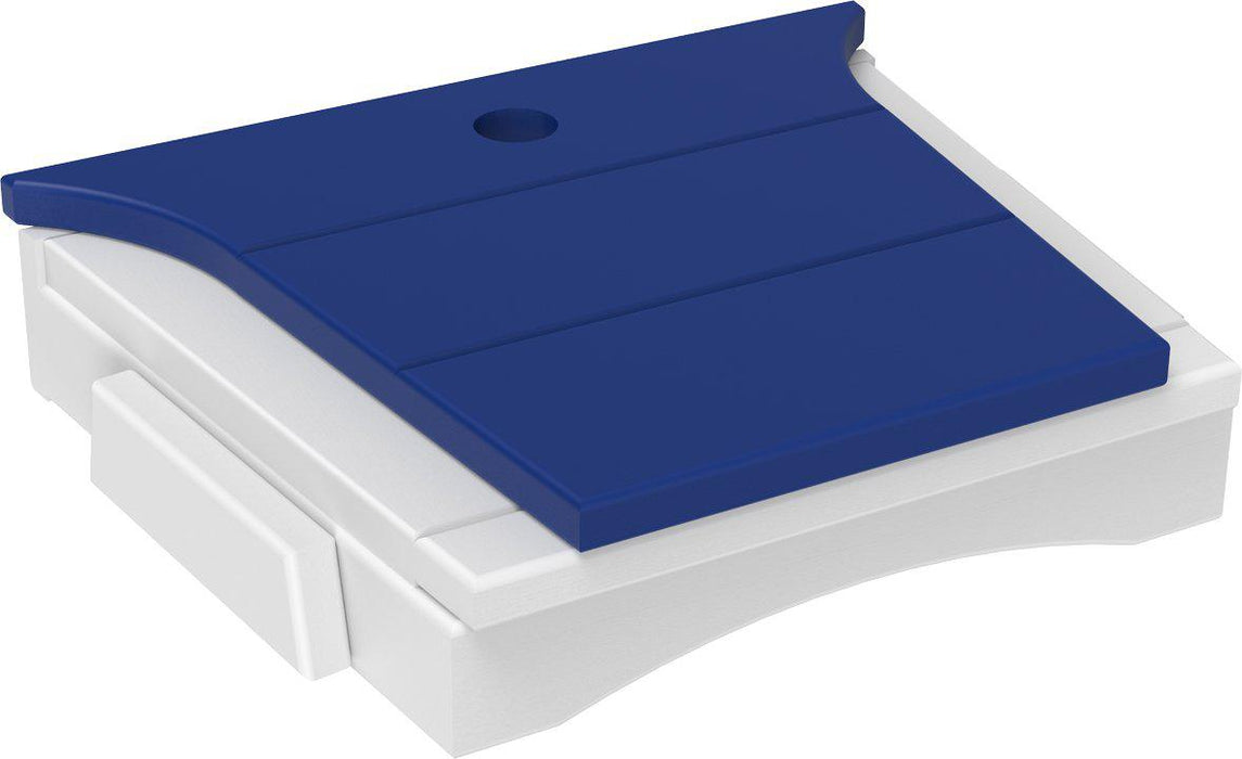 LuxCraft Recycled Plastic Balcony Chair Tete-a-Tete Connecting Table ONLY  (chairs sold separately)