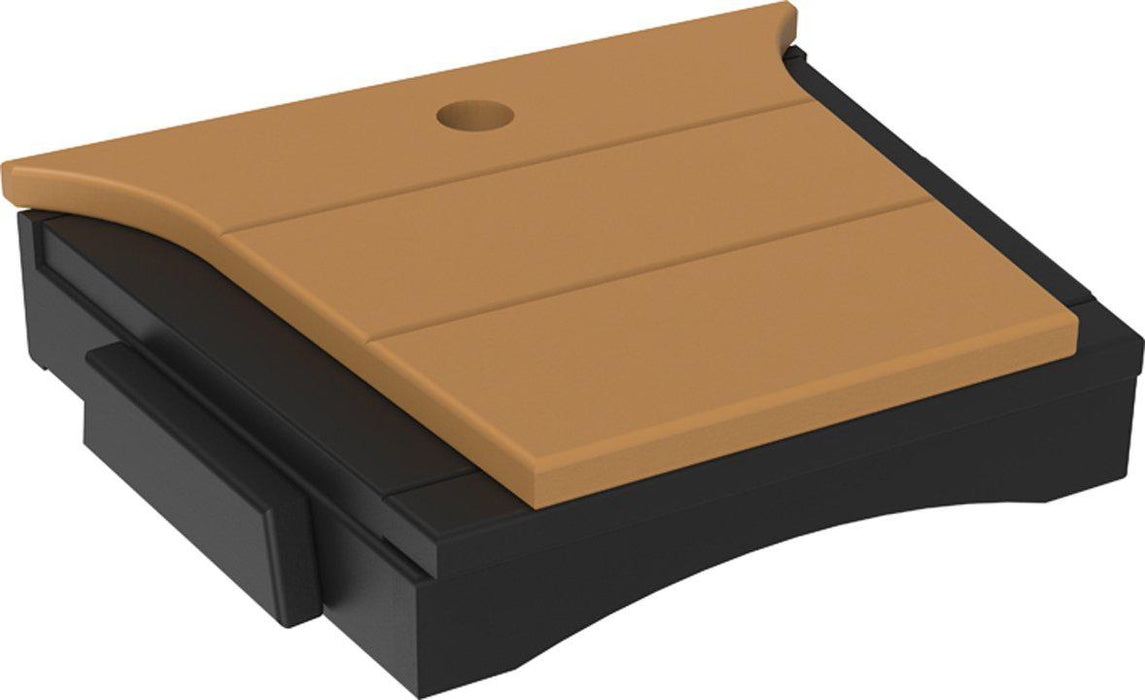 LuxCraft Recycled Plastic Balcony Chair Tete-a-Tete Connecting Table ONLY  (chairs sold separately)