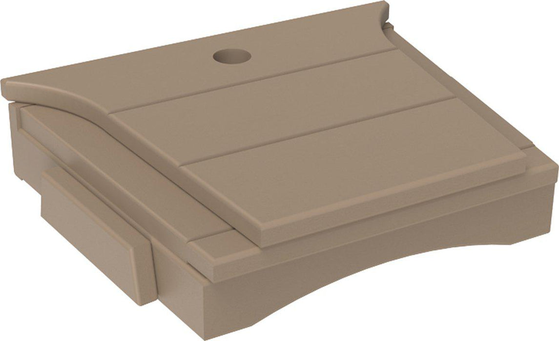 LuxCraft Recycled Plastic Balcony Chair Tete-a-Tete Connecting Table ONLY  (chairs sold separately)