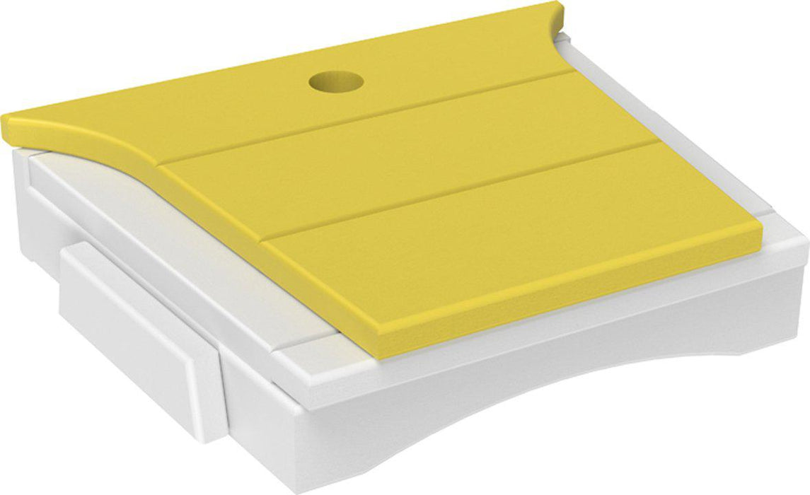 LuxCraft Recycled Plastic Balcony Chair Tete-a-Tete Connecting Table ONLY  (chairs sold separately)