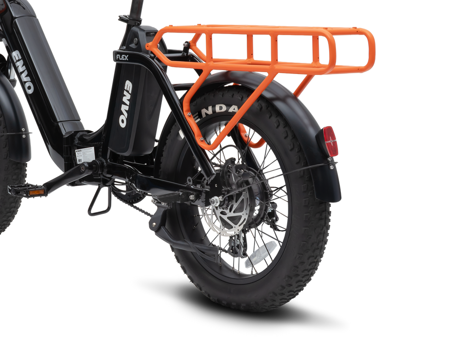 ENVO Flex Overland Folding Cargo Electric Bike 500W Dual Battery Ready