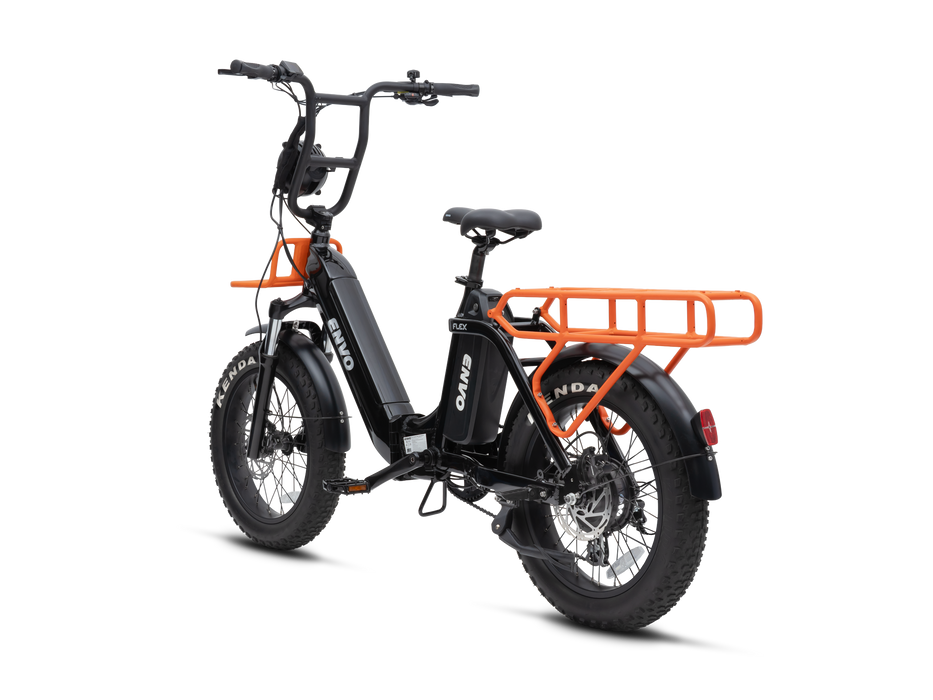 ENVO Flex Overland Folding Cargo Electric Bike 500W Dual Battery Ready
