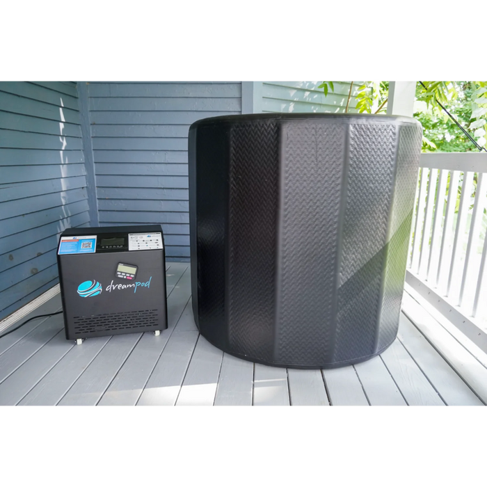 Dreampod Cold Plunge Barrel FLEX with Chiller – Compact Ice Bath