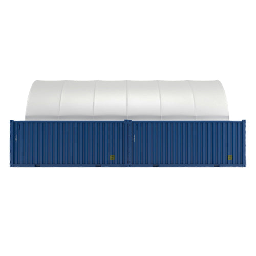 Chery Industrial 20x40 ft Container Shelter with Closed Back Panel