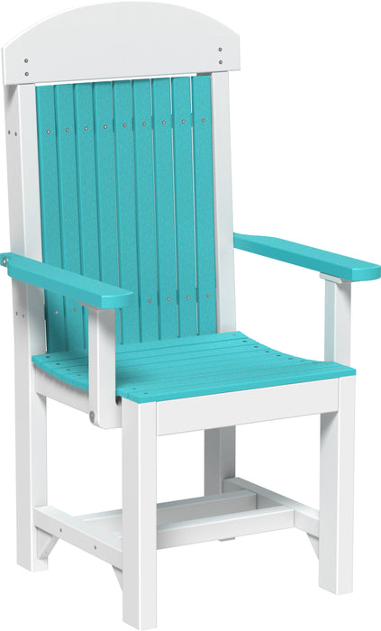 LuxCraft Recycled Plastic Classic Arm Chair (DINING HEIGHT)