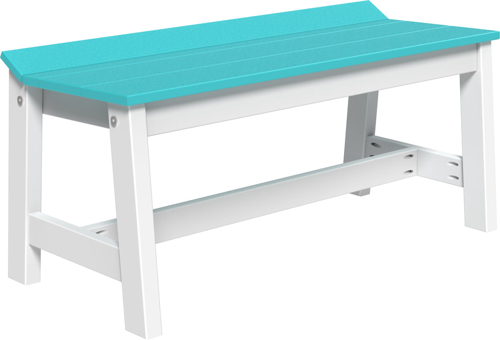 LuxCraft Recycled Plastic 41" Café Dining Bench (DINING HEIGHT)