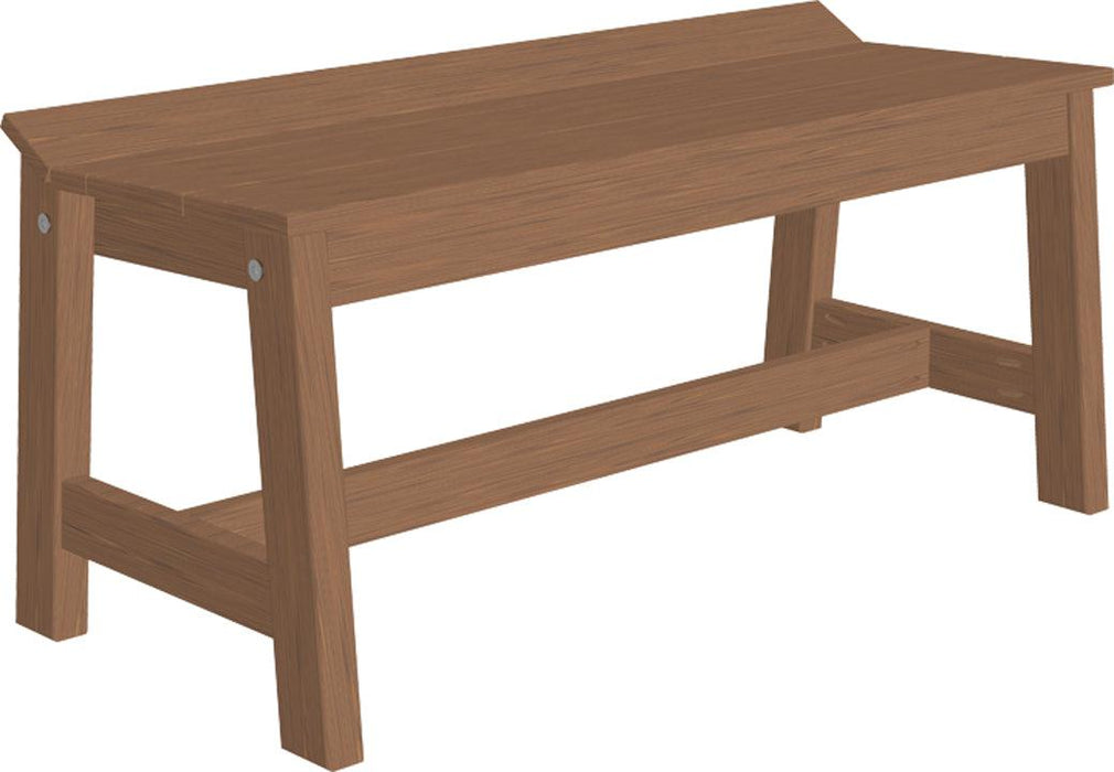 LuxCraft Recycled Plastic 41" Café Dining Bench (DINING HEIGHT)