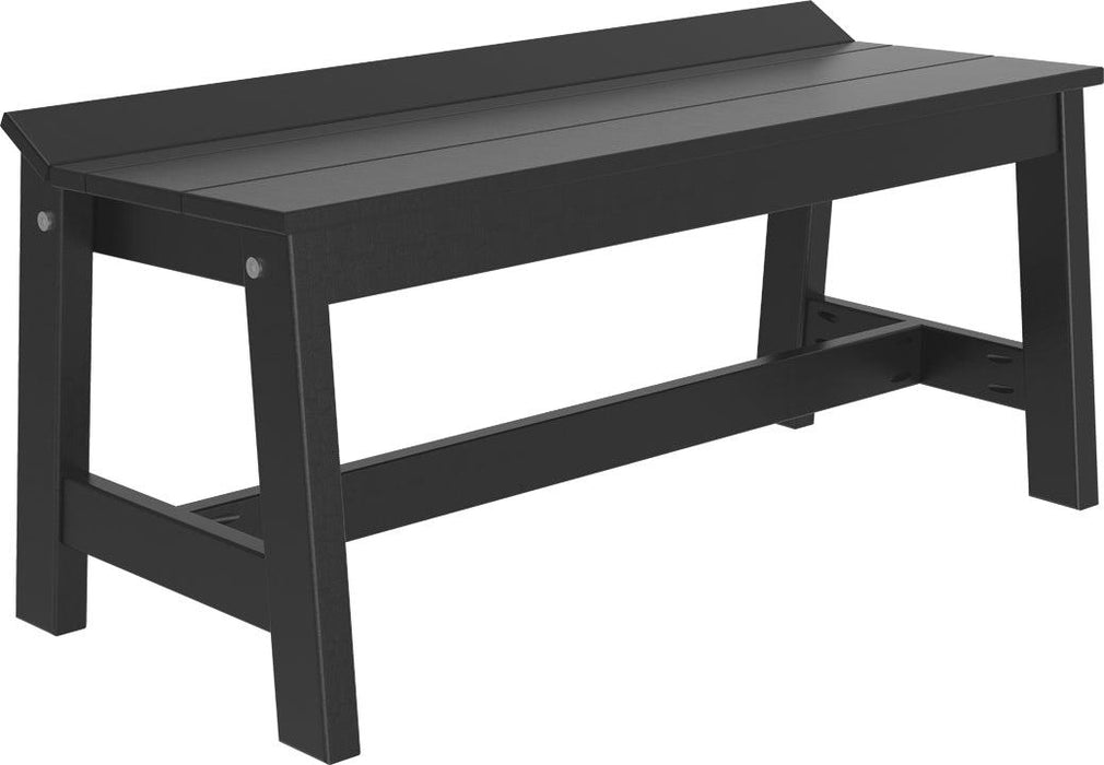 LuxCraft Recycled Plastic 41" Café Dining Bench (DINING HEIGHT)