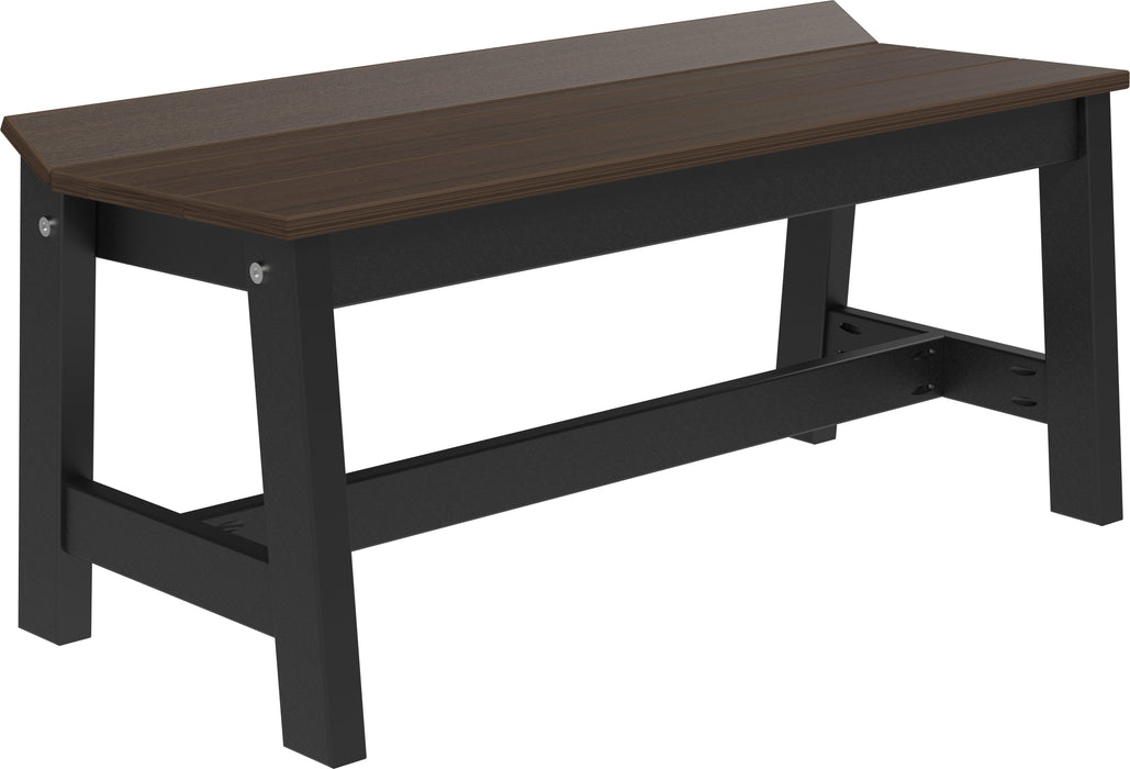 LuxCraft Recycled Plastic 41" Café Dining Bench (DINING HEIGHT)