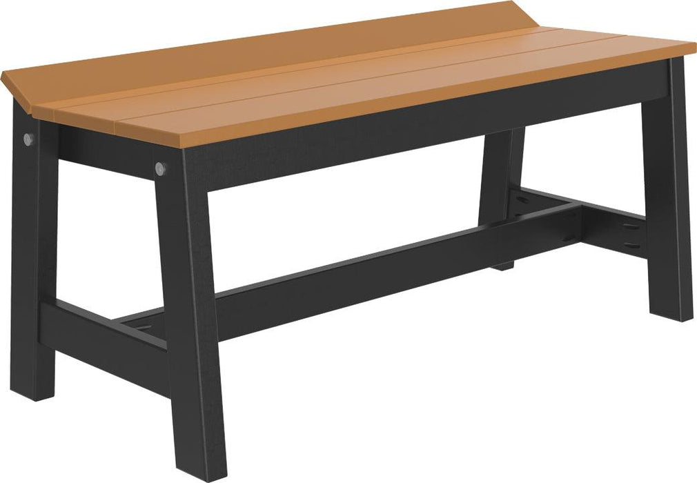 LuxCraft Recycled Plastic 41" Café Dining Bench (DINING HEIGHT)