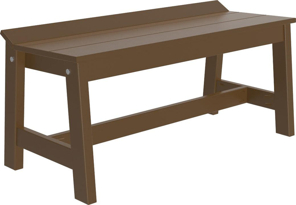 LuxCraft Recycled Plastic 41" Café Dining Bench (DINING HEIGHT)