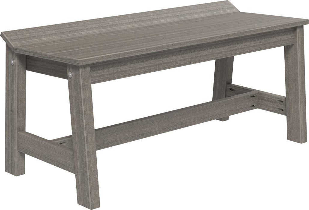 LuxCraft Recycled Plastic 41" Café Dining Bench (DINING HEIGHT)