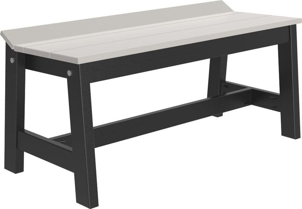 LuxCraft Recycled Plastic 41" Café Dining Bench (DINING HEIGHT)