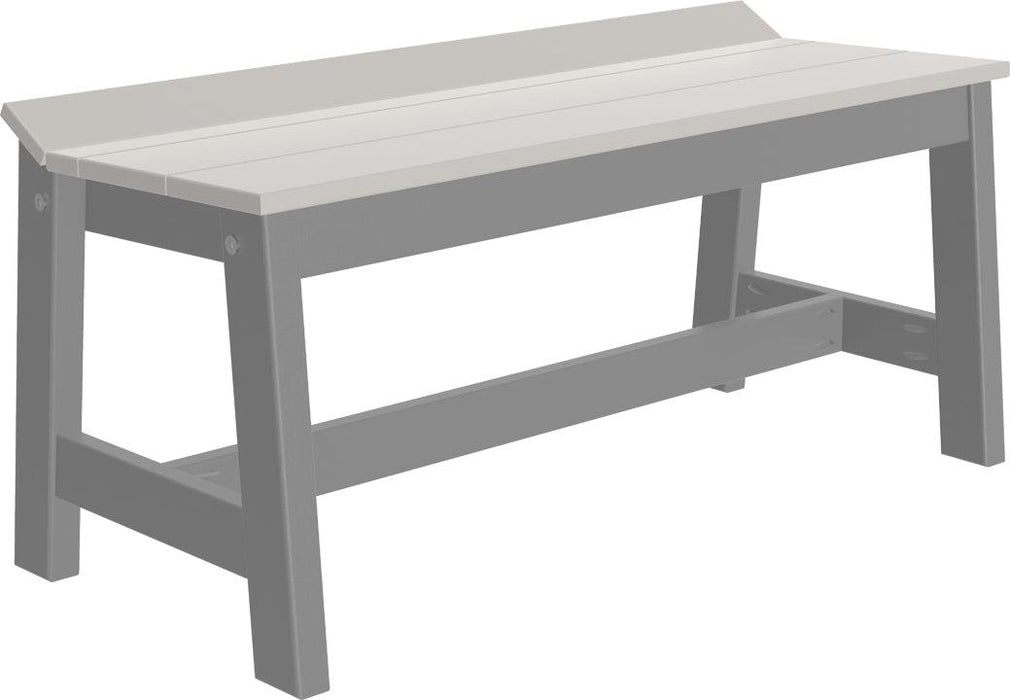 LuxCraft Recycled Plastic 41" Café Dining Bench (DINING HEIGHT)