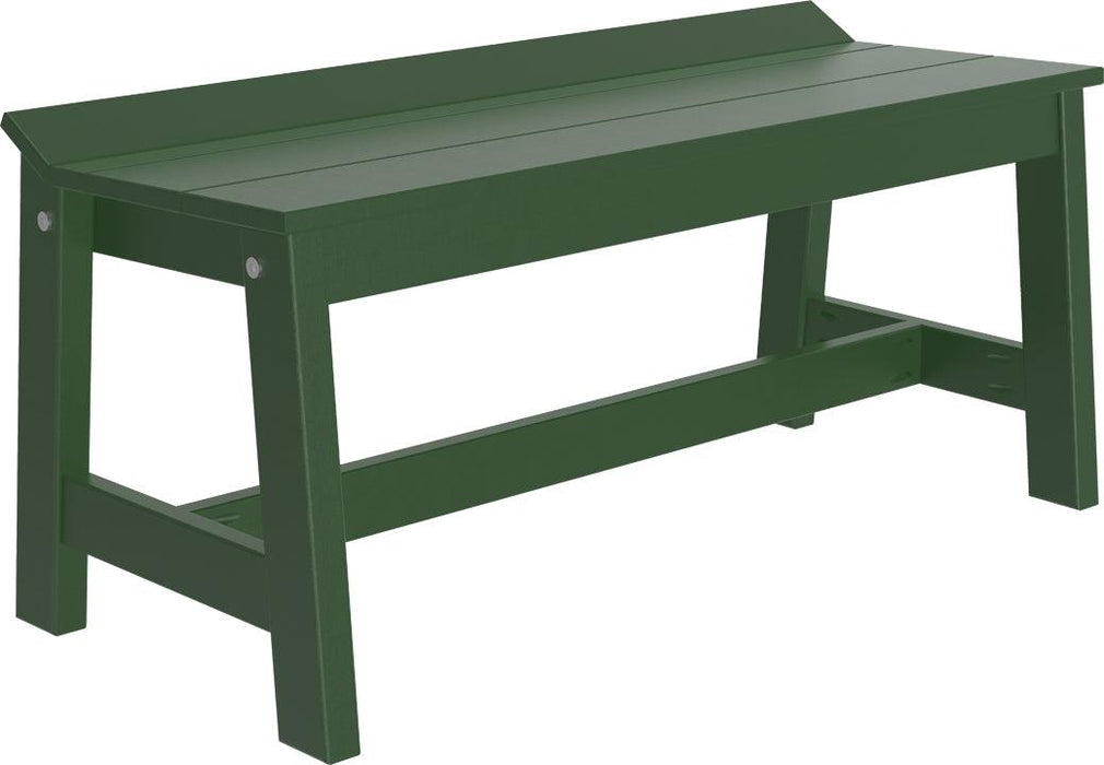 LuxCraft Recycled Plastic 41" Café Dining Bench (DINING HEIGHT)