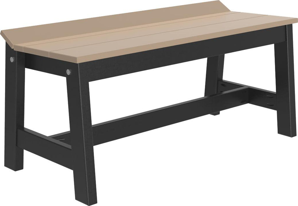 LuxCraft Recycled Plastic 41" Café Dining Bench (DINING HEIGHT)