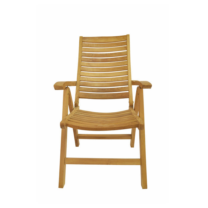 Anderson Teak Carina 5-Position Highback Reclining Armchair