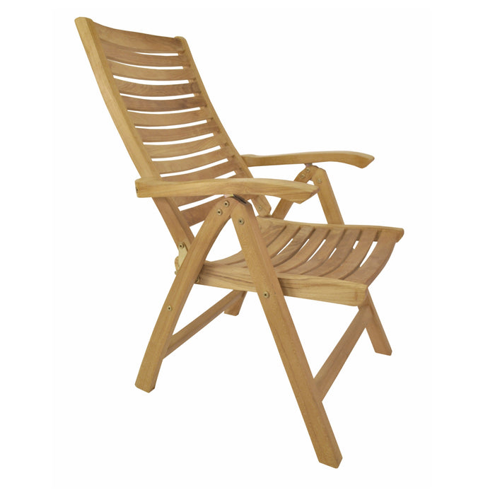Anderson Teak Carina 5-Position Highback Reclining Armchair