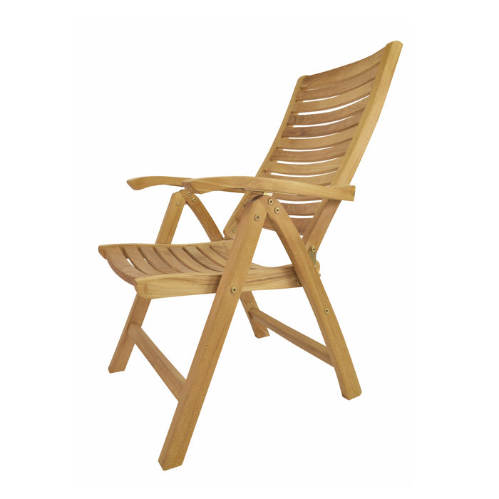 Anderson Teak Carina 5-Position Highback Reclining Armchair