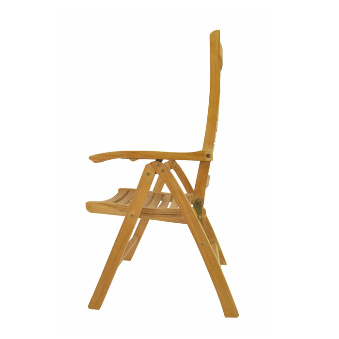 Anderson Teak Carina 5-Position Highback Reclining Armchair