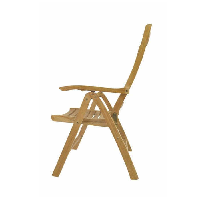 Anderson Teak Carina 5-Position Highback Reclining Armchair