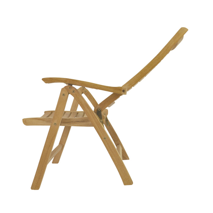 Anderson Teak Carina 5-Position Highback Reclining Armchair