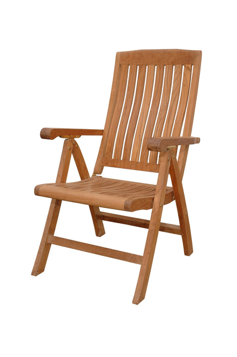 Anderson Teak Katana 5-Position Reclining Folding Armchair