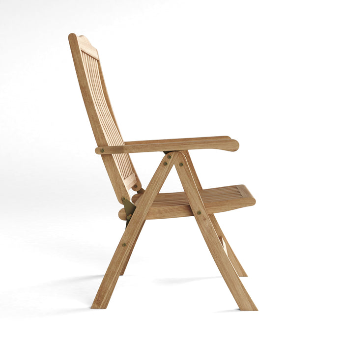 Anderson Teak Katana 5-Position Reclining Folding Armchair