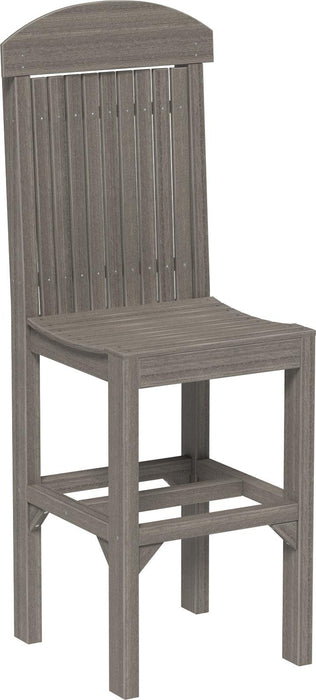 LuxCraft Recycled Plastic Classic Side Chair (BAR HEIGHT)